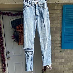 American Apparel High Rise Jeans
